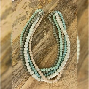 NEW 5 strand beaded necklace